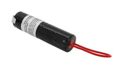 Emergency light batterij NiMH 2.4V 3000mAh L1x2 Sub-C 6.3mm Faston connector 150mm kabel
