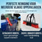 Aqualitá® Telescopische Wasborstel P-34 - Telescoopsteel 7,2M - Waterdoorvoer Zeepdispenser - Rood Zwart
