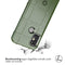 imoshion Hoesje Geschikt voor Motorola Moto G30 / Moto G20 / Moto G10 Power / Moto G10 Hoesje Siliconen - imoshion Rugged Shield Backcover - Groen