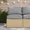 vidaXL - Ligbedkussen - Grijs - 80x80x12 - cm - Oxford - Stof