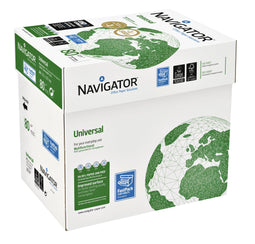 Kopieerpapier Navigator Universal Nonstop 5x500vel A4 80gr wit