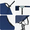 vidaXL - Vouwbare - Waarde - met - Luifel - - - Blauw - - - 600D - Oxfordstof