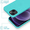 iMoshion Hoesje Geschikt voor iPhone 13 Hoesje Siliconen - iMoshion Color Backcover - Mintgroen