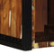 vidaXL - Nachtkastje - 40x35x40 - cm - massief - gerecycled - hout - meerkleurig