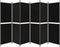 vidaXL - Kamerscherm - met - 6 - panelen - 300x180 - cm - stof - zwart