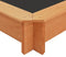 Zandbak met verstelbaar dak 115x115x115 cm vurenhout