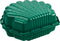 Zandbak schelp groen 2-delig88 x 77cm x 36 cm SwingKing Zandbak / waterbak met deksel