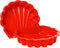 Zandbak schelp rood 2-delig88 x 77cm x 36 cm SwingKing Zandbak / waterbak met deksel