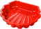 Zandbak schelp rood 2-delig88 x 77cm x 36 cm SwingKing Zandbak / waterbak met deksel