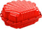 Zandbak schelp rood 2-delig88 x 77cm x 36 cm SwingKing Zandbak / waterbak met deksel