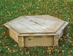 Zandbak - Zeshoek met deksel - 160 cm