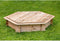 Zandbak - Zeshoek met deksel - 160 cm