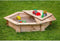 Zandbak - Zeshoek met deksel - 160 cm