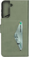 Mobiparts Galaxy S21 Plus - Classic Wallet Case - Ruimte voor pasjes - Groen