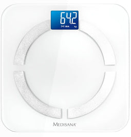 Medisana BS 430 Connect - Lichaamsanalyse weegschaal - Gewicht lichaamsvet vocht spiermassa - Wit