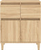 vidaXL - Dressoir - 60x35x70 - cm - bewerkt - hout - sonoma - eikenkleurig