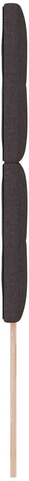 vidaXL - Hoofdbord - Met - Knopen - Donkerbruin - 90 - cm - Stof