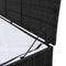 vidaXL - Tuinbox - 150x50x60 - cm - poly - rattan - zwart