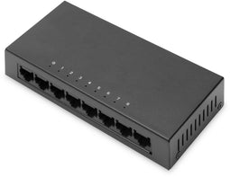 Digitus DN-80069 - Unmanaged Switch - 8x Ethernet 100Mbps - Jumbo Frames 1552Bytes