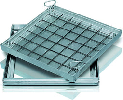 Zarges Asafdekking - Aluminium - 600 x 600 mm - 125 kN Belastbaarheid