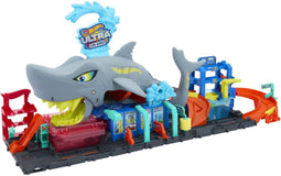 Hot Wheels Ultra Shark Car Wash - Racebaan - Kleurverandering