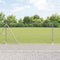 vidaXL - Hekpalen - met - voetplaten - - - 7 - stuks - Ø32mm - 90cm - Gegalvaniseerd - Staal