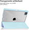 iMoshion Tablet Hoes Geschikt voor iPad Pro 11 (2018) / iPad Pro 11 (2020) / iPad Pro 11 (2021) / iPad Pro 11 (2022) - iMoshion Trifold Hardcase Bookcase - Lichtblauw
