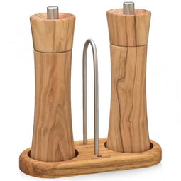 Zassenhaus onderzetter - voor alle zout- en pepermolens - Olijf met hendel