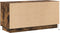 vidaXL - TV-meubel - Gerookt - Eiken - 100x38x49 - cm - Massief - Hout