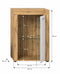 Furnilux Jam - Vitrinekast - Tijdloos ontwerp - Wit eiken - 35x60x86cm