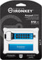 Kingston IronKey Keypad 200C - USB 3.2 type-C - 512GB - Blauw
