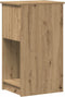 vidaXL - Computertorenstandaard - met - lade - 35x45x77 - cm - artisanaal - eiken
