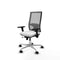 Piqueras y Crespo 3D086N0 - Bureaustoel - Verstelbare hoogte met armleuning - Wit