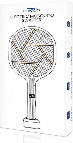 NIVADA W957 - Elektrische Vliegenmepper - UV-loklicht - Kindveilig - Wit