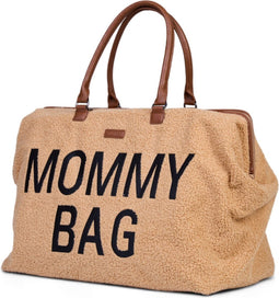 Childhome - Mommy Bag® Verzorgingstas - Teddy Bruin - Superzacht & Ruime Luiertas - 55 x 30 x 40 cm