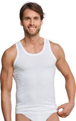 Schiesser Authentic - Heren Onderhemd - 95% Katoen - Wit