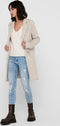 ONLY ONLCARRIE MEL COAT OTW NOOS - Dames Jas - Omkeerbaar - Katoen/Polyester - Etherea Melange