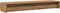 vidaXL - Monitorstandaard - 100x24x13cm - bewerkt - hout - artisanaal - eikenkleur