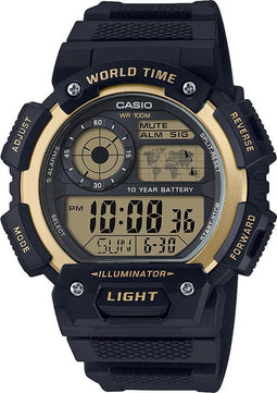 Casio AE-1400WH-9AVEF - Polshorloge - Quartz - Zwart