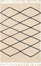 Brink en Campman - Arabiska Moroccan 63401 Vloerkleed - 170x230 - Rechthoek - Berber,Laagpolig Tapijt - Modern - Beige, Zwart