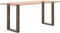 vidaXL - Eettafelpoten - 2 - st - U-vormig - 50x(72-73) - cm - staal - naturel
