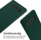 iMoshion Hoesje Geschikt voor Samsung Galaxy S10 Hoesje Met Koord - iMoshion Siliconen hoesje met koord - Donkergroen