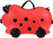 Relaxwonen Kinderkoffer - Hardcase - Op wieltjes - Rood