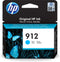 HP 912 - Inktcartridge - Professionele kwaliteit - Cyaan (1 stuk)