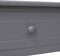 vidaXL - Wandtafel - 90x30x77 - cm - hout - grijs