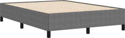 vidaXL - Bedframe - Lichtgrijs - 140x200 - cm - Corduroy - Stof