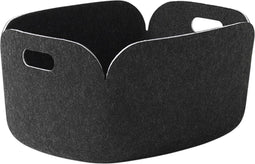Restore opbergmand black melange