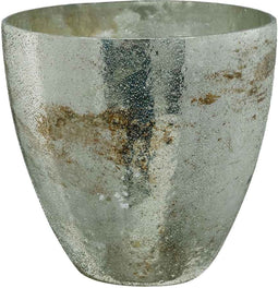 PTMD Jaylee Windlicht - H17 x Ø16 cm - Glas - Rustiek Goud