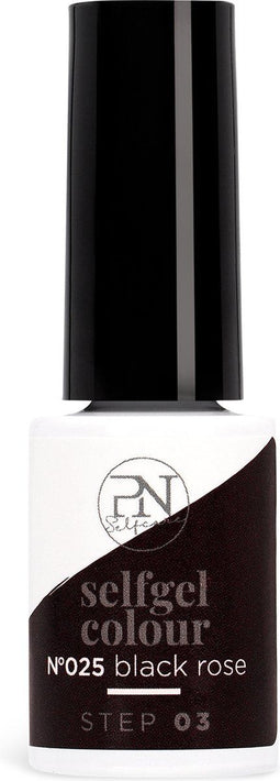 PN Selfcare 'N25 Black Rose' Gelnagellak Zwart - Vegan - 21 Dagen Effect - Voor UV/LED Lamp - 6ml