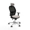 Piqueras y Crespo 1D086G2 - Bureaustoel - Hoogteverstelbaar met armleuning en hoofdsteun - Wit